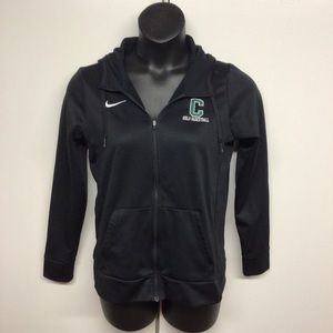 Nike Dri-Fit Black Full Zipper Hooded Sweatshirt